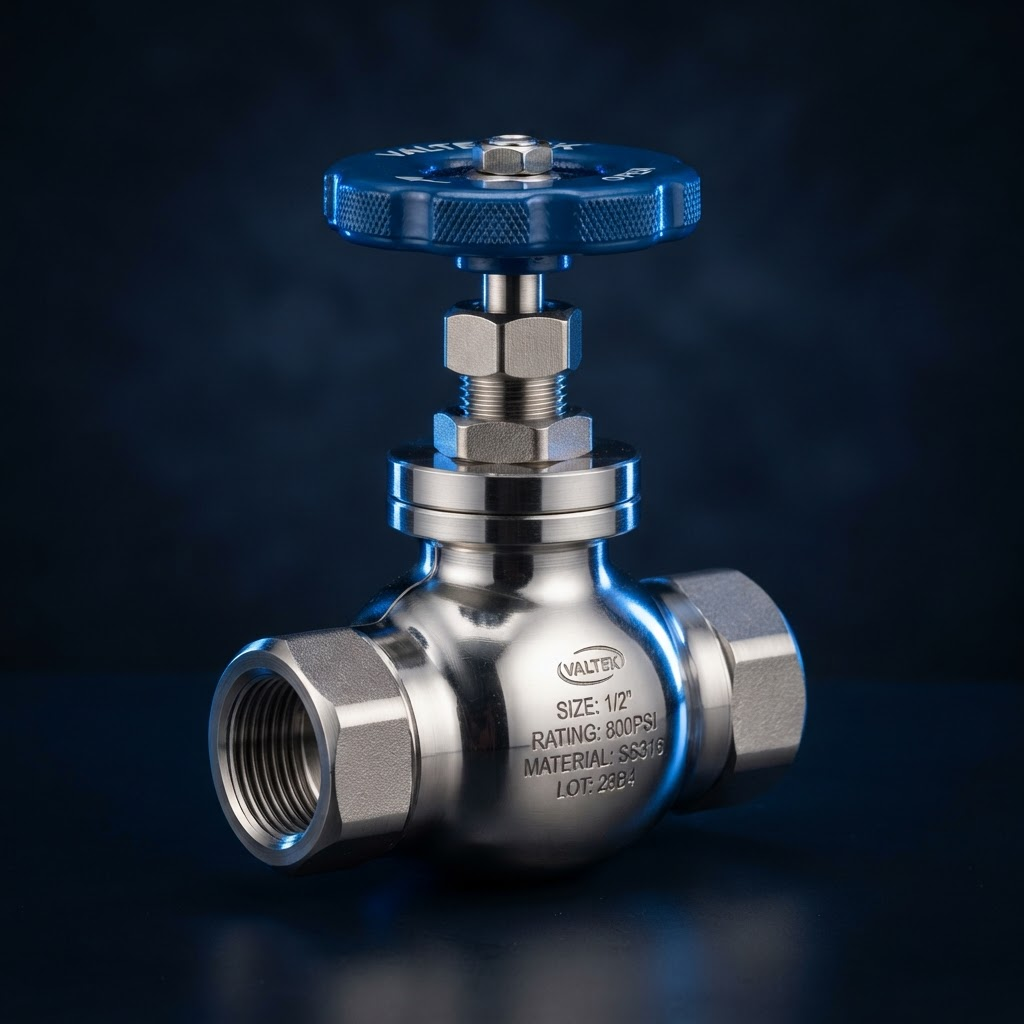 SS Barstock Globe Valve